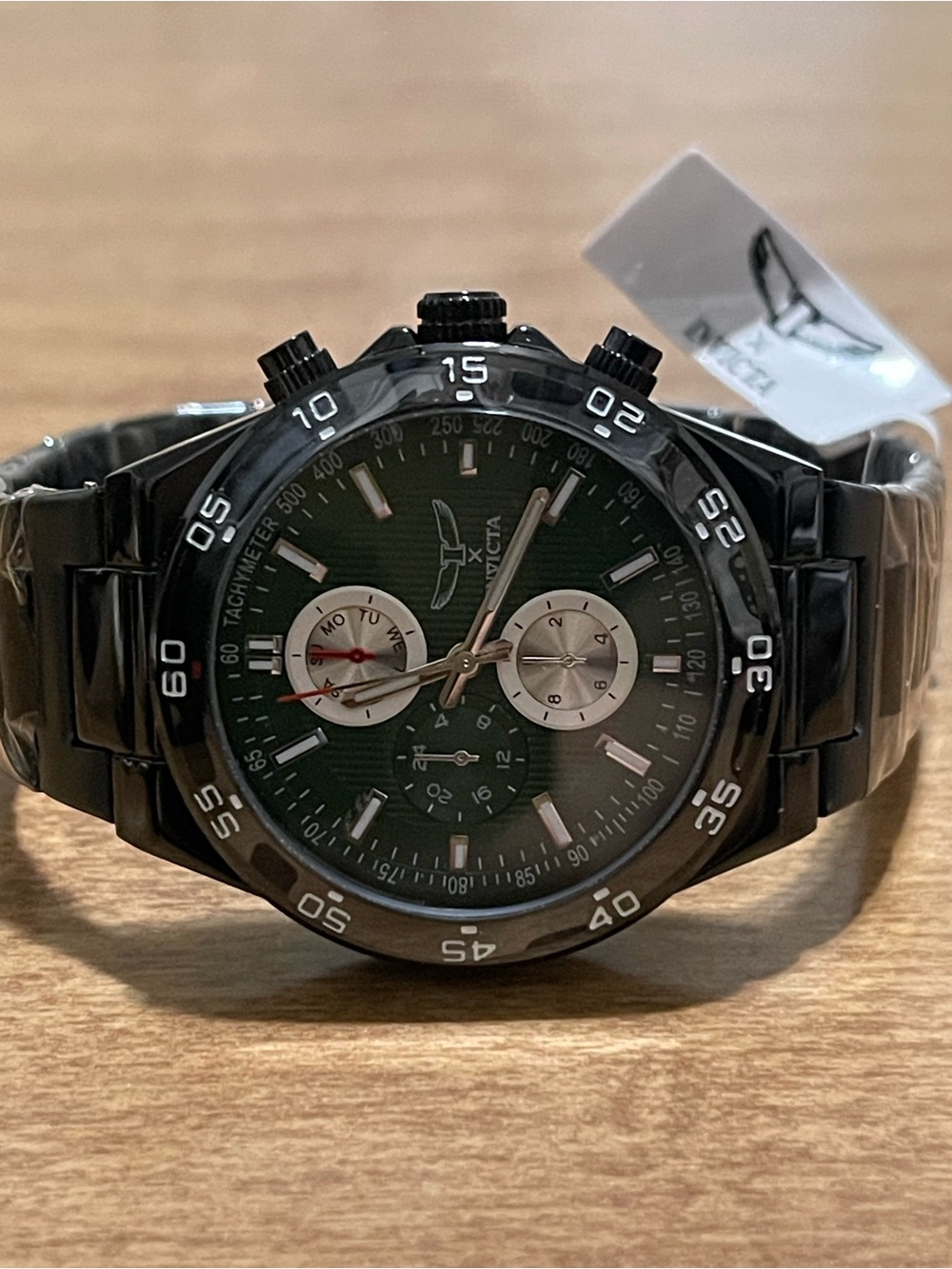 Invicta S1 Rally Men's
Watch - 43mm, Black & Green Dial new